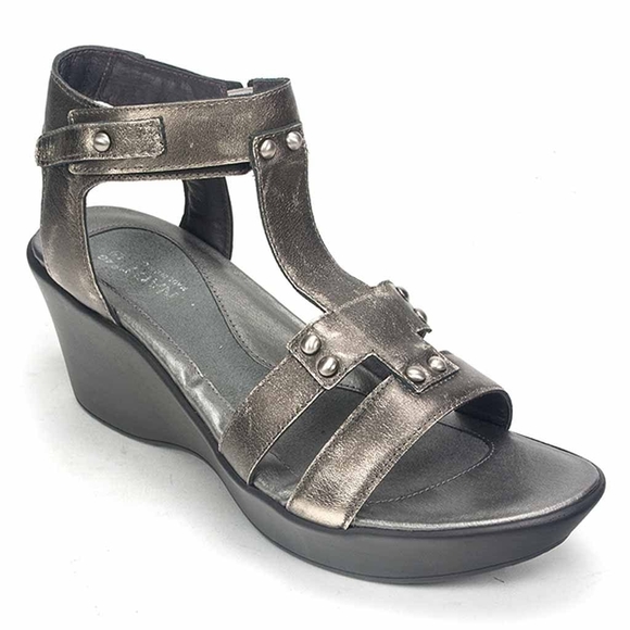 Naot Shoes - ♡Naot• Silver Wedge Sandals• Size 39